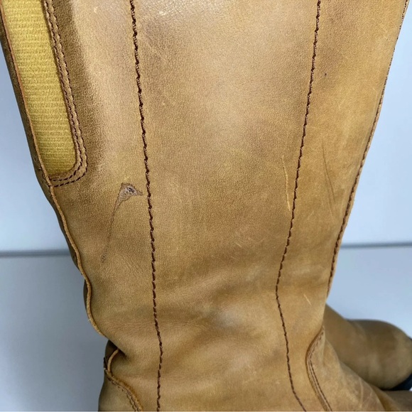 Keen Womens Tyretread Tall Riding Boots Snow Leather Waterproof Tan Size 7 - Picture 7 of 12